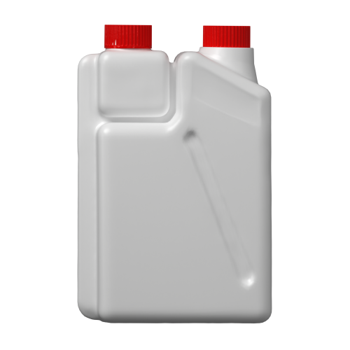 A404 / 1000ML Plastik Ölçekli Çift Ağızlı Yağ Şişe