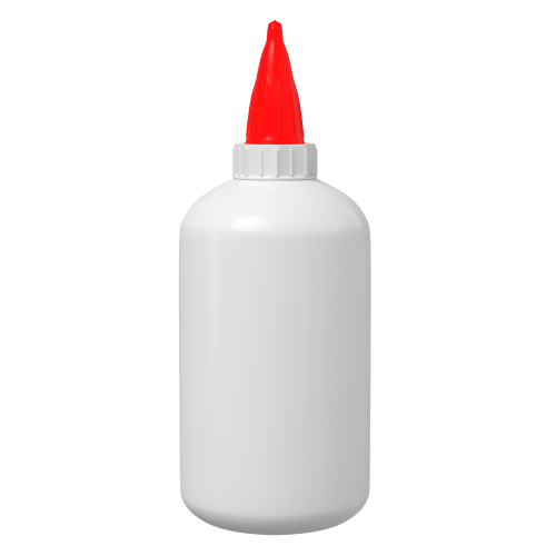 T155-J / 200ML Plastik Japon Kapaklı Tutkal Şişe